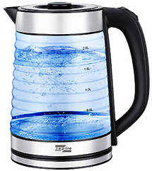 Електрочайник скляний із підсвічуванням 2.2л 2200Вт Zepline ZP-989