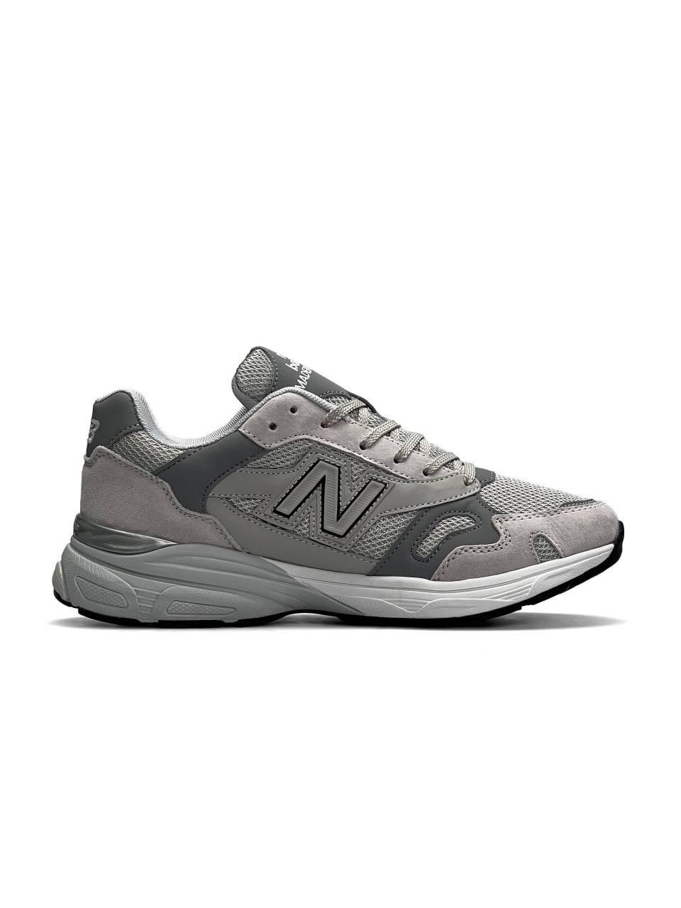 Чоловічі кросівки замша текстиль New Balance 920 Gray Beige, кеди Нью Беланс сірі 41