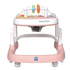 Ходунки дитячі Bambi M 5032L-8 (музика, ігрова панель, поліпропіленові колеса, стопори), фото 3