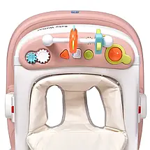 Ходунки дитячі Bambi M 5032L-8 (музика, ігрова панель, поліпропіленові колеса, стопори), фото 5