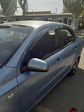 Вітровики, дефлектори вікон Chevrolet Aveo 3 T250 2005- (Kyoung Dong/Корея), фото 6