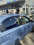 Вітровики, дефлектори вікон Chevrolet Aveo 3 T250 2005- (Kyoung Dong/Корея), фото 8