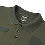 Футболка-поло Polo Reflex. Cotton. Колір Хакі, фото 2