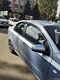 Вітровики, дефлектори вікон Chevrolet Aveo 3 T250 2005- (Kyoung Dong/Корея), фото 10