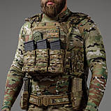 Рашгард тактичний Raptor Rashguard Multicam. Slim fit, polyester. Розмір L, фото 9