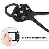 Кішки з 5 шипами антиковзкі протектори, льодоступи універсальні (розмір 36-42) 12005 solve, фото 9