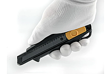 Ніж будівельний сегментний TAJIMA DC-L560BBL 18 мм автоматичний фіксатор, фото 3