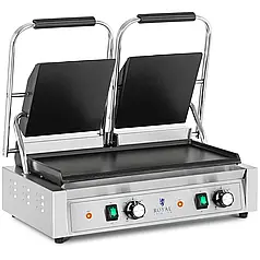 Контактный гриль - гладкие пластины - Royal Catering - 3600 Вт RCPKG-3600-S