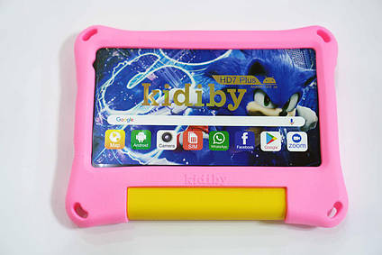 Дитячий ігровий планшет Андроїд 14 WiFi 128 GB 7 дюймів IPS 4 ядра 4G Kidiby, фото 1