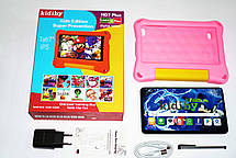 Дитячий ігровий планшет Андроїд 14 WiFi 128 GB 7 дюймів IPS 4 ядра 4G Kidiby, фото 4