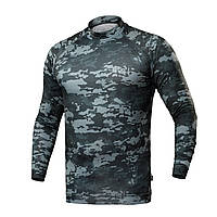 Рашгард тактичний Raptor Rashguard Dark Multicam. Slim fit, polyester. Розмір L