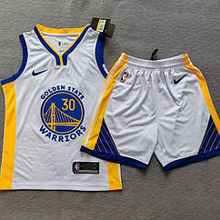 Баскетбольна форма біла Стефен Карі 30 логотипи Curry Golden State 5XL