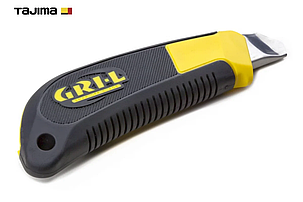 Ніж будівельний сегментний TAJIMA LC561B 18 мм гвинтовий фіксатор, фото 2