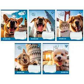 Зошит 18арк клітинка YES travel biogger 6967 (25 шт в уп)