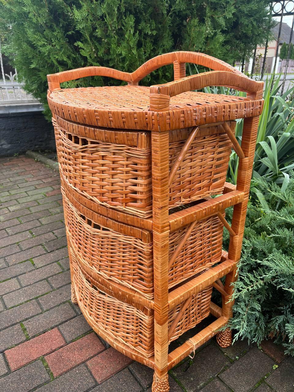 Шухляда-комод із лози дутий