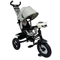 Дитячий Триколісний Велосипед Mt 1006-12 Сірий Toyvoo