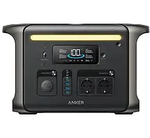 Зарядна станція ANKER SOLIX F1500 BLACK 1536WH 1800W