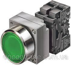 3SB3647-0AA41 Натискний вимикач з підсвіткою SIEMENS (Е), фото 1