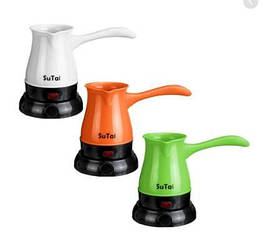 Електрична кавоварка, турка 600Вт 350мл SuTai168 ZP-008 (різні кольори)