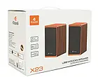 Акустична система Kisonli X23 Black USB + 3.5mm, 2x5W, фото 3
