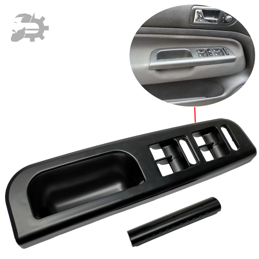 Накладка ручка дверей ліва SuperB 1 Skoda 3B1867171 3B0867175A 4 кнопки фіксатор, фото 1