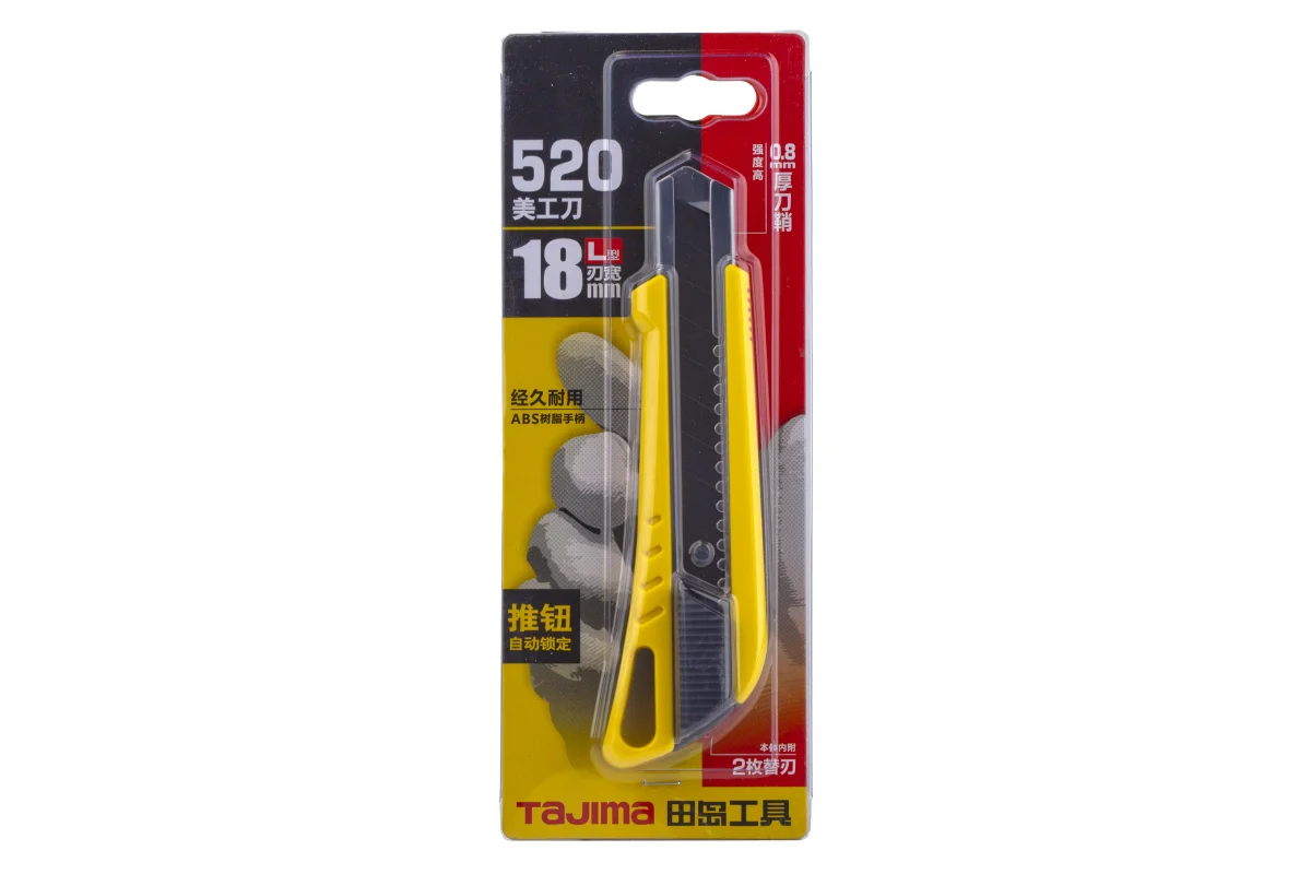 Ніж будівельний сегментний TAJIMA LC520B 18 мм автоматичний фіксатор
