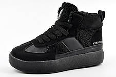 Зимові кросівки для дівчинки Jong Golf чорні, фото 2