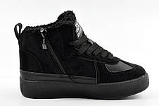 Зимові кросівки для дівчинки Jong Golf чорні, фото 3