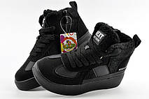 Зимові кросівки для дівчинки Jong Golf чорні, фото 4