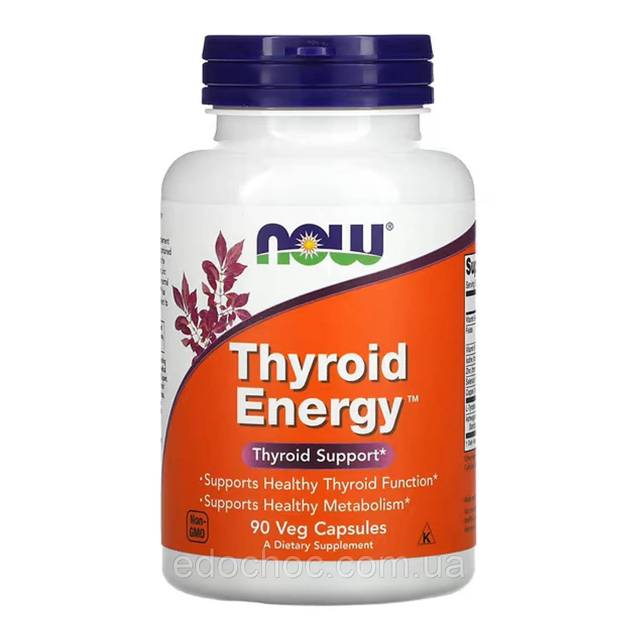 Енергія щитовидної залози (Thyroid Energy) 90 капсул NOW-03368