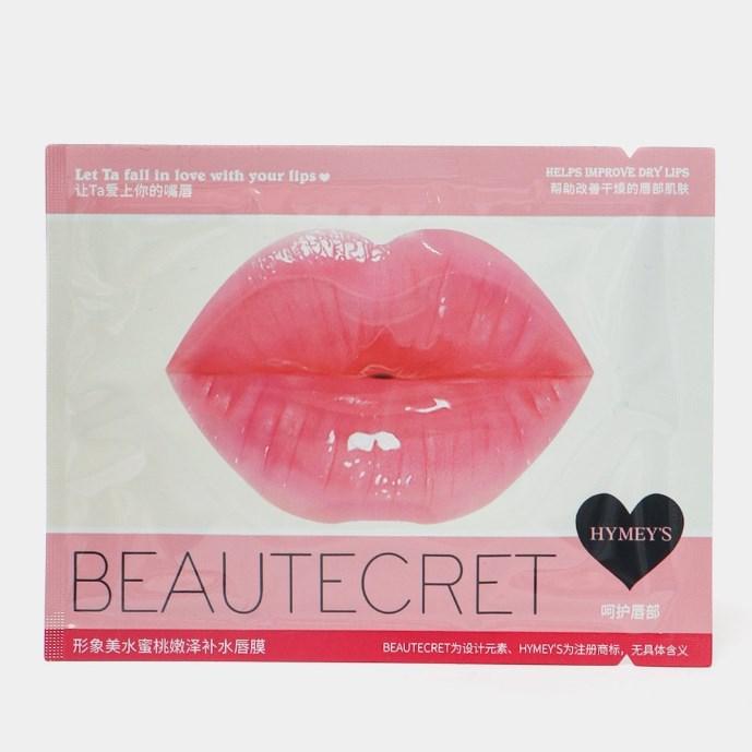 Зволожуюча маска-патч для губ Hymey's з екстрактом персика і колагеном Peach Moisturizing Lip Membrane, 8г