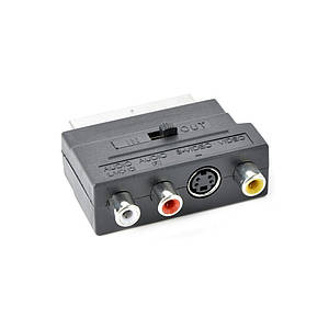 Перехідник SCART-3RCA двохнаправлений Cablexpert