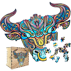 Пазл А3 Бик 123 фігурні елементи 36.9х46 см у подарунковій коробці