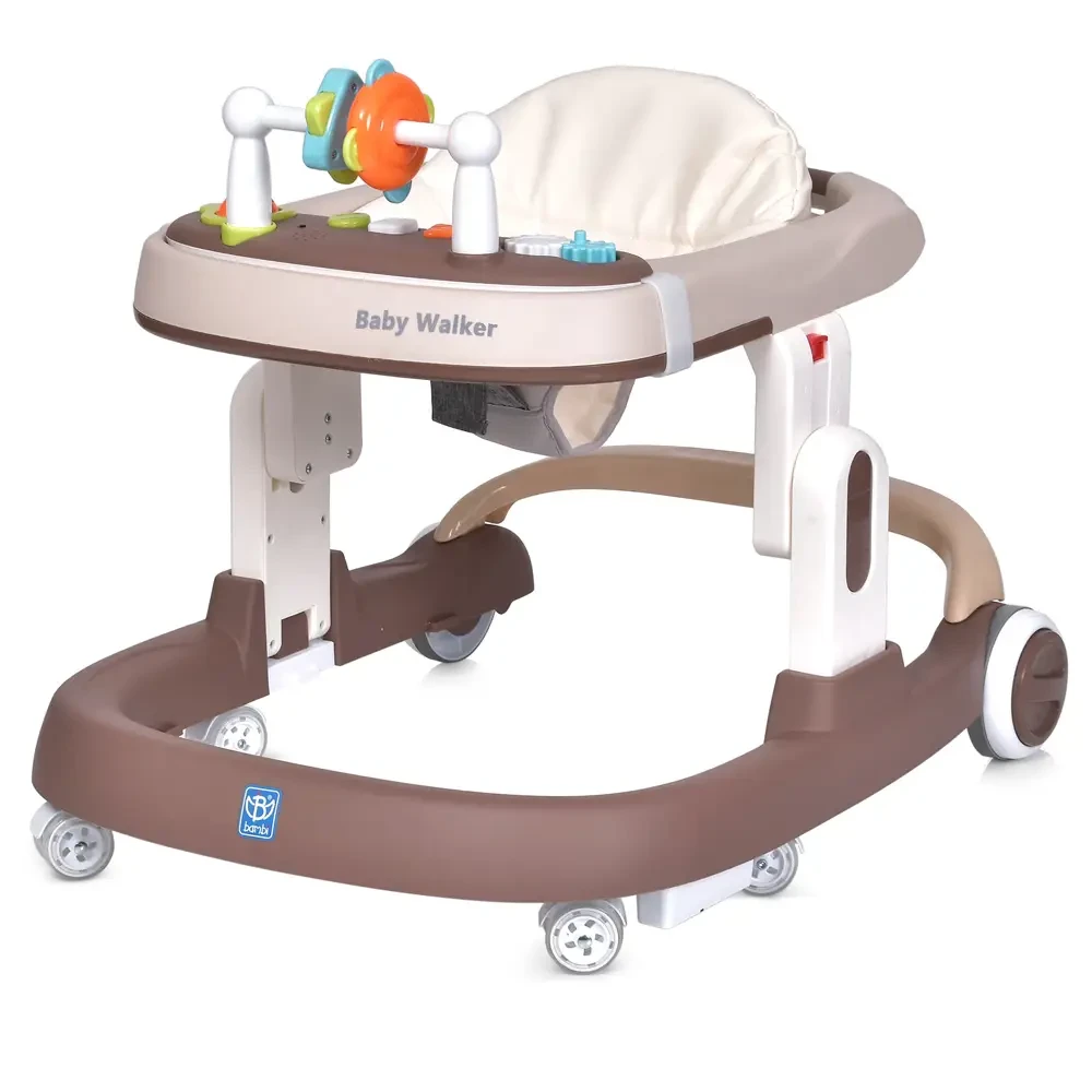 Ходунки дитячі Bambi M 5032L-13 (музика, ігрова панель, поліпропіленові колеса, регулювання висоти, стопори)