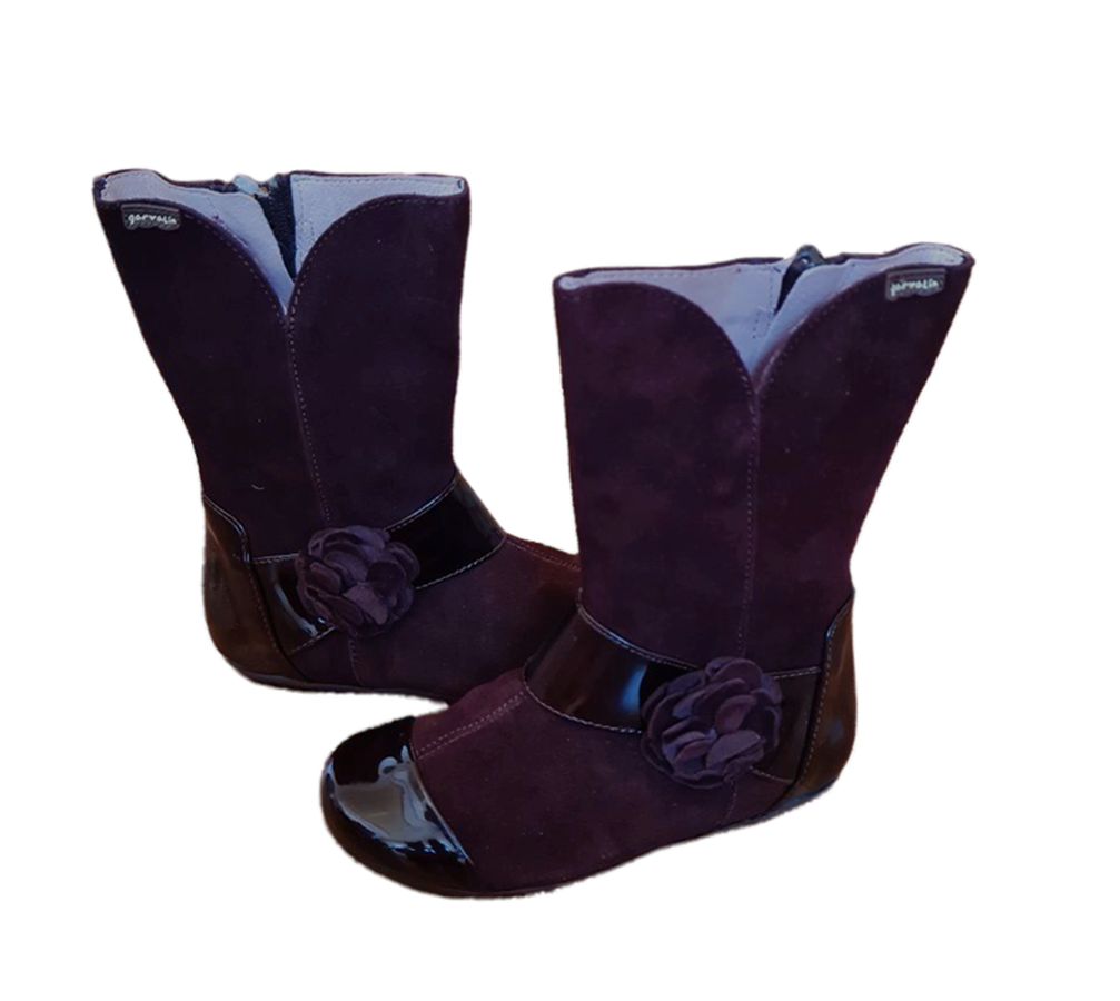 Чоботи для дівчинки Garvalin 111403 коричневі 27-29