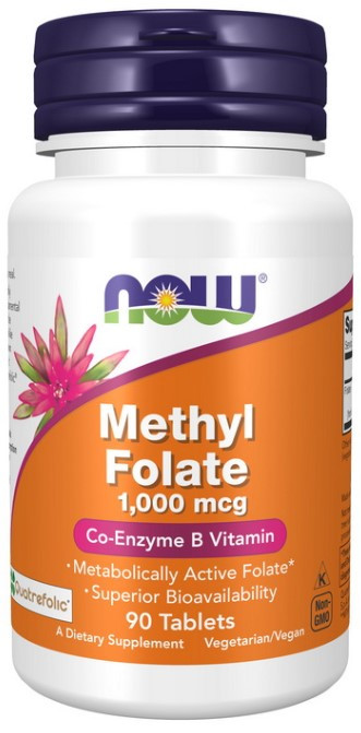 Метил фолат Now Methyl Folate 1000 мсд 90 таб