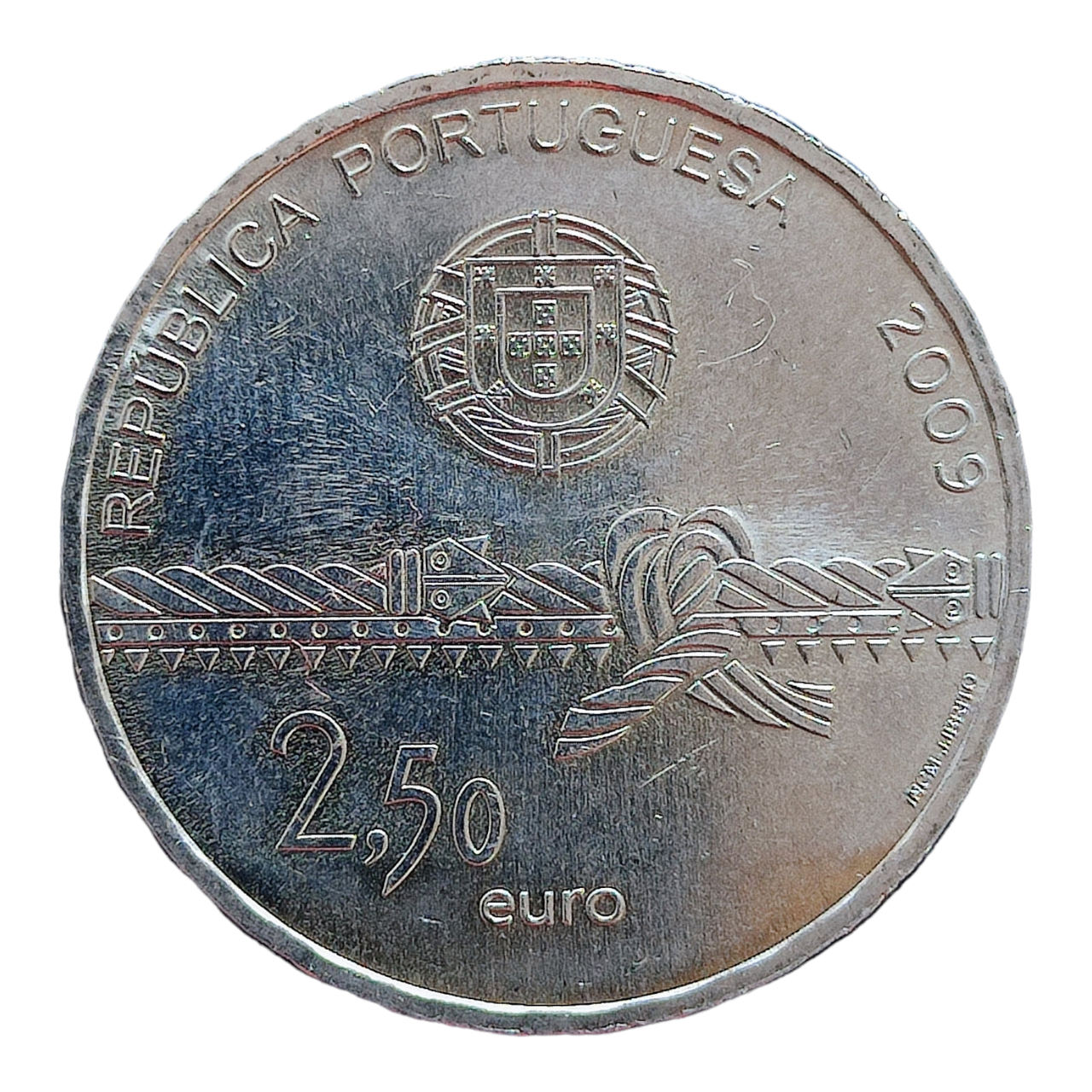 Португалія 2½ євро, 2009 ЮНЕСКО - Белемська вежа, фото 1
