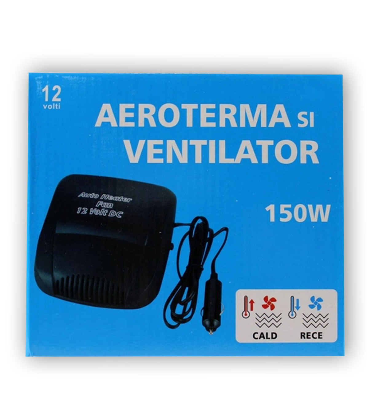 Автомобільний обігрівач салону від прикурювача Auto Heater Fan 150W, фото 1