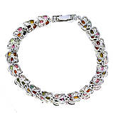 Браслет. Натуральний турмалін. Срібло 925., фото 3