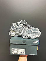 Жіночі кросівки New Balance 9060 Grey Взуття Нью Беланс 9060 сірі замша текстиль демісезон, фото 5