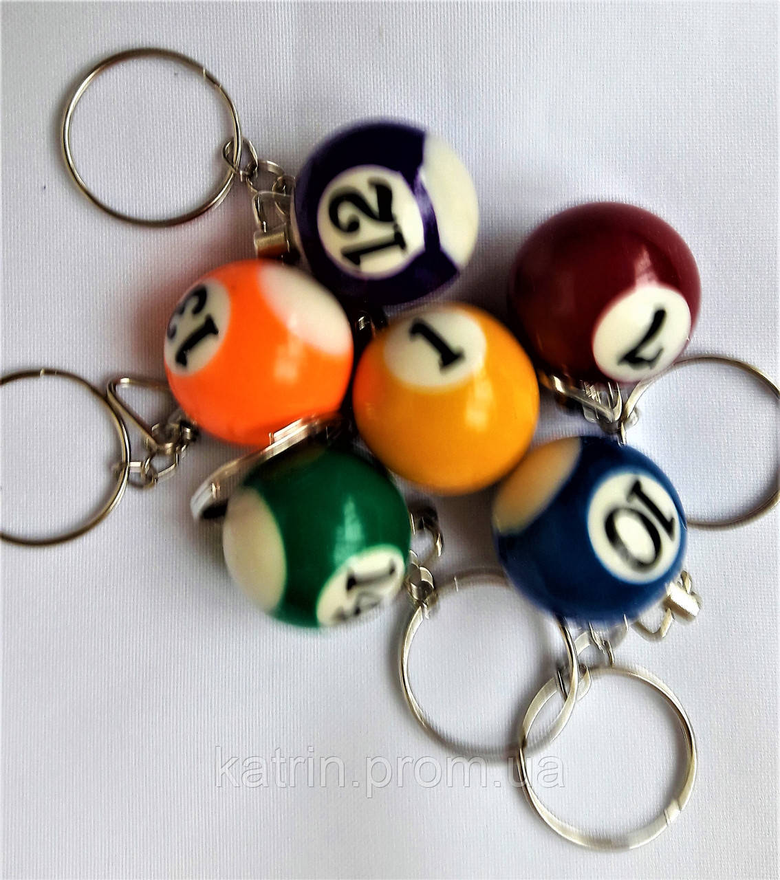 Брелок для ключей "Бильярдный шар" - фото 1 - id-p11118900