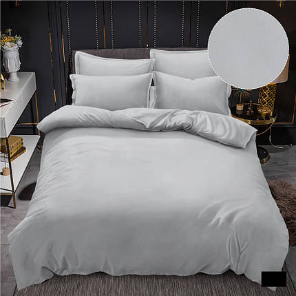 Однотонна світло-сіра тканина 220см для постільної білизни поліестер Мікрофібра синтетична MIK3 у рулоні 100м, фото 1