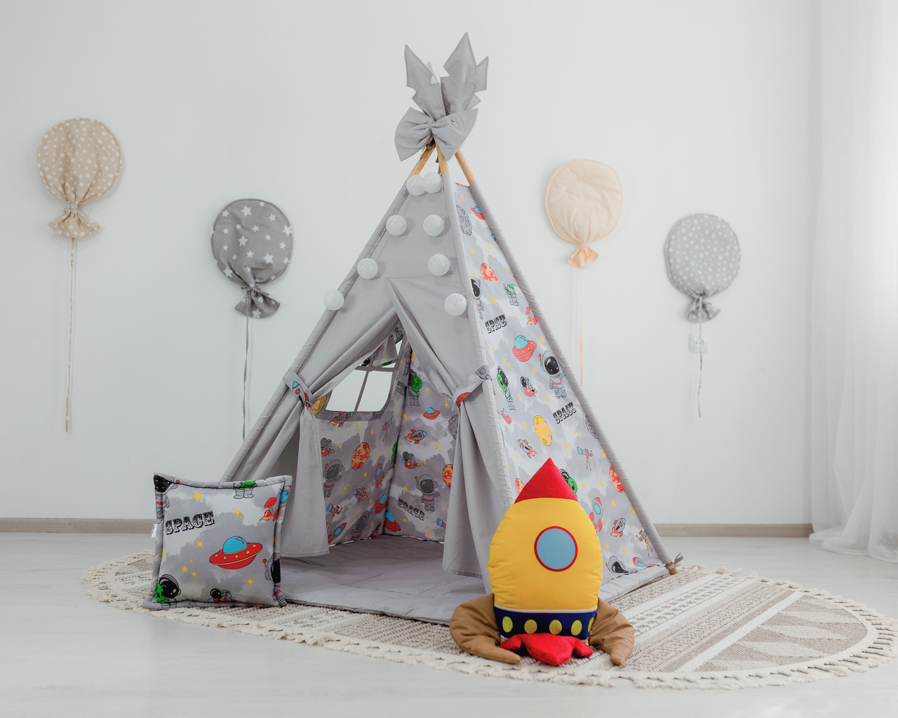 Вігвам Космос з ковриком. Повний комплект!