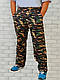 Штаны мужские оптом спортивные камуфляжные большого размера батал теплые зимние трехнитка на флисе р.58 62 66 - фото 1 - id-p2349939645