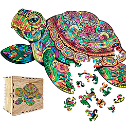 Пазл А3 Черепашка 171 фігурних елементів у подарунковій коробочці 520х308мм
