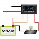 Цифровий багатофункціональний тестер 7 в 1 з OLED-дисплеєм, DC 0...100В, 20А, фото 5