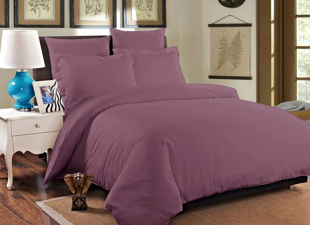 Однотонна бордова тканина 220 см для постільної білизни поліестер Мікрофібра синтетична MIK15 в рулоні 100 м