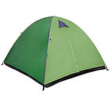 Намет тримісний 2.00 х 2,00 м зелений з тентом, фото 2