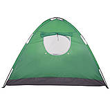 Намет тримісний 2.00 х 2,00 м зелений з тентом, фото 4