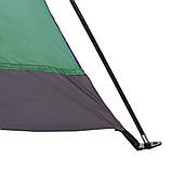 Намет тримісний 2.00 х 2,00 м зелений з тентом, фото 7